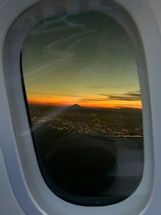 Fuji-san saying please come back