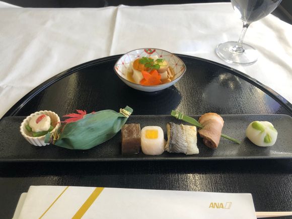 More small morsels from the Japanese course came out; these were mostly bitesized. I stuck with water for this course.