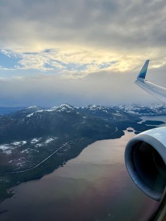 Flying to Ketchikan