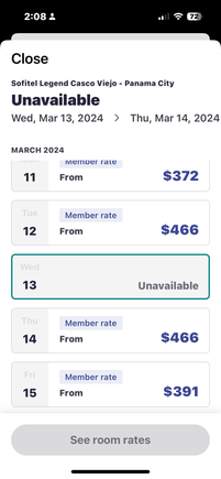 Availability Sofitel Panama 