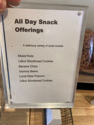 So you know what you're munching on 