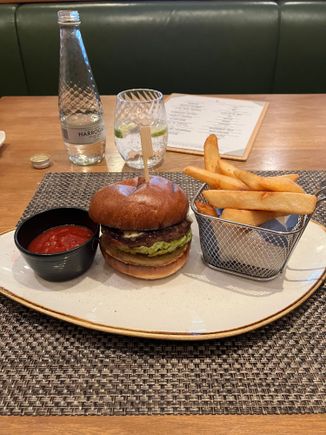 Burger was really tasty