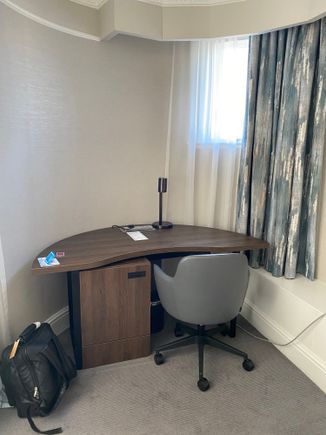 Desk in turret