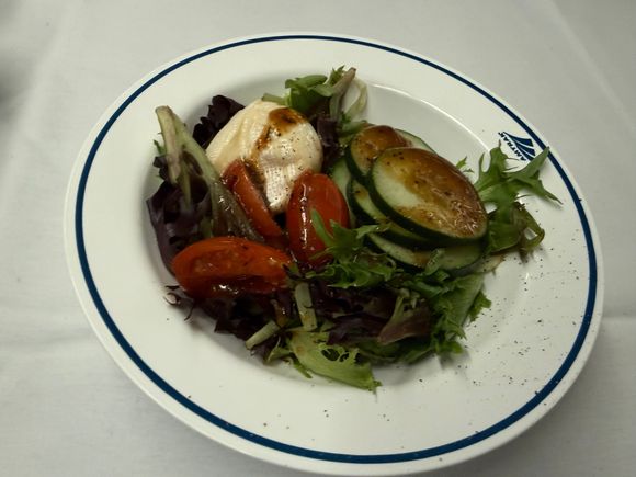 Salad with Hot Brie