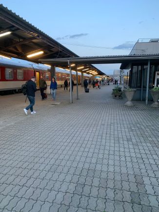Kosice station platform 1