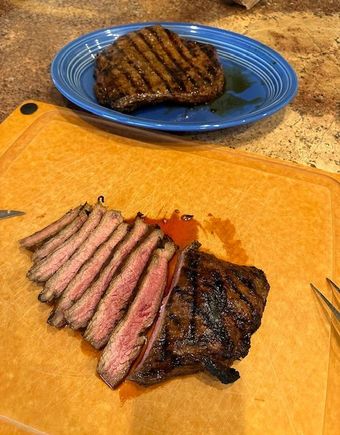 Marinated flank steak