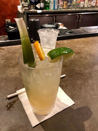 
After dropping off my bags, I went to the property Cantina to meet up with a friend and to watch the college National Championship college football game - which was actually being contested 40 minutes up the road.
