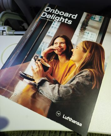 Onboard Delights menu