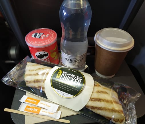 The easyJet meal deal was pretty good and reasonably priced 