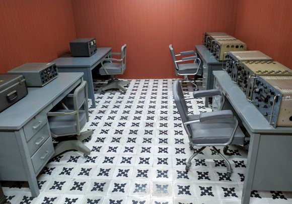 Underneath Independence Palace are old listening and communications systems 