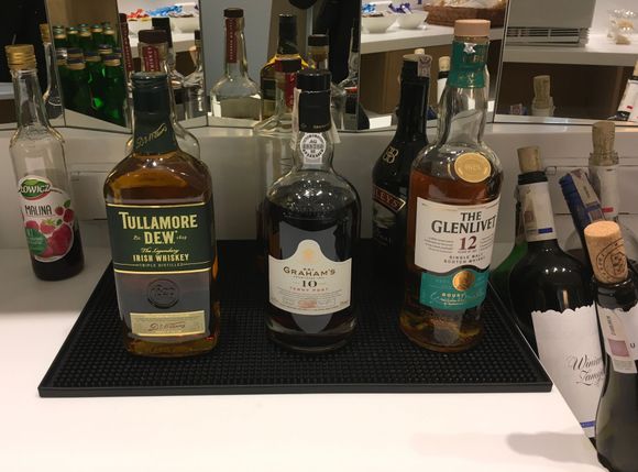 Excuse me, where's the Champagne today?