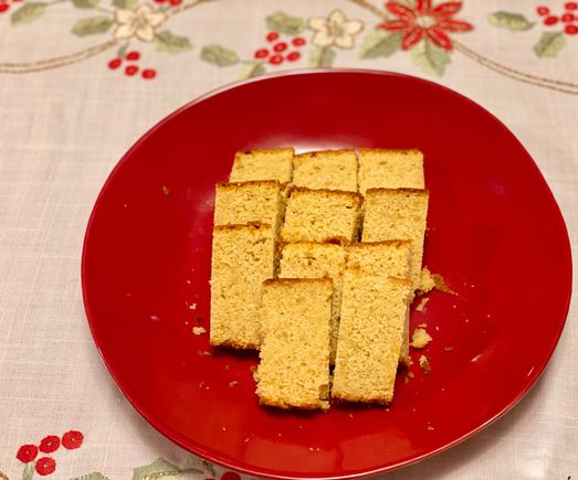 Home baked Peranakan sugee cake by neighbour 