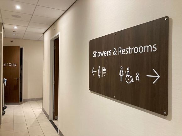 Main toilet block and shower rooms