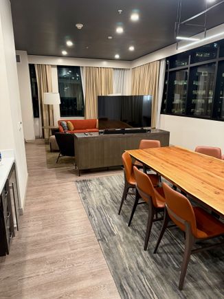 Dining area and sitting area