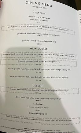 CCR good menu 04 May 2023