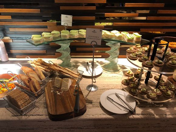 Lounge evening spread