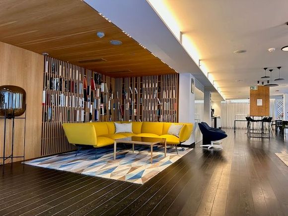 Club lounge.