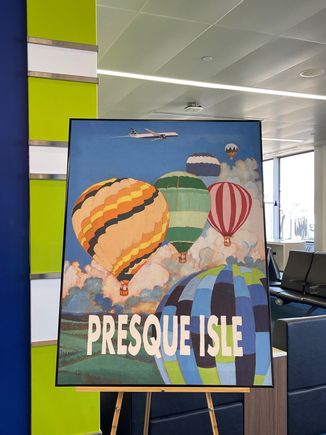 JetBlue inaugural flight to Presque Isle, ME 