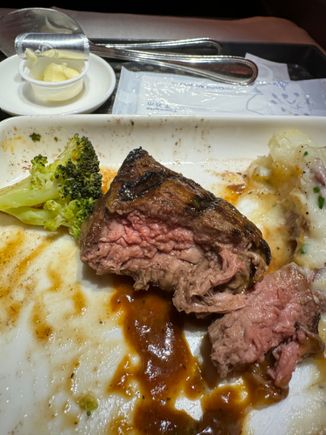 Cooked to a medium-ish