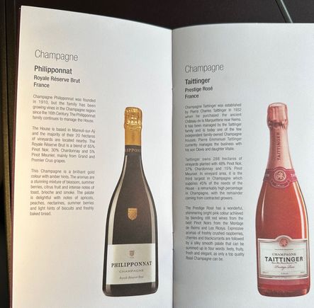 Wine list 1/5 - Champagne 