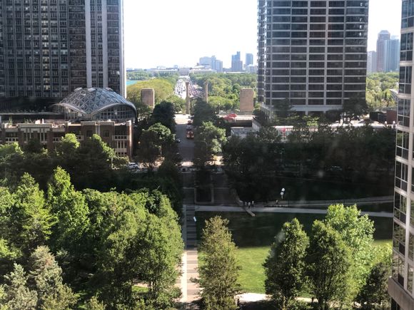 Park view from our room