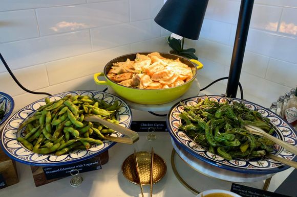 Evening offering at the Club Lounge
