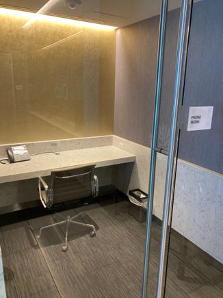 Other facilities included 2 private work/phone booths