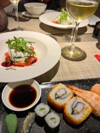 Selection of appetisers 