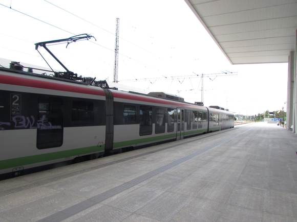 Local commuter train the likes of which we saw quite a few