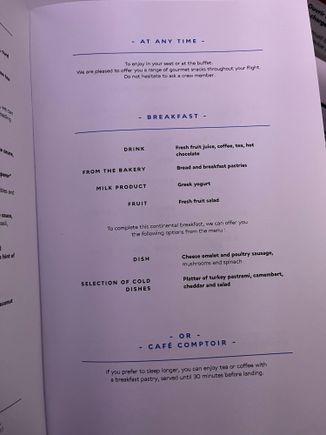 Breakfast Menu