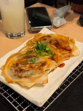 "Flat gyozas"... just incredible