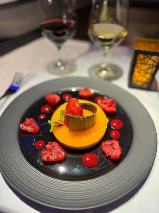 Passion fruit panna cotta - 5/5 Excellent!
