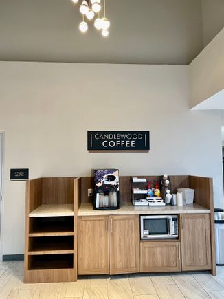 Free coffee station