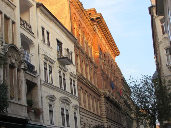 ... as well as buildings that had ornate facades, dating back to the Communist era