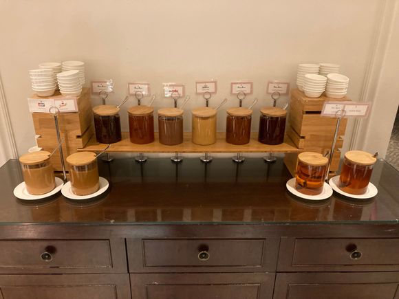 All kinds of hams and preserves