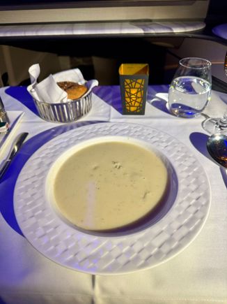 Roasted cauliflower soup