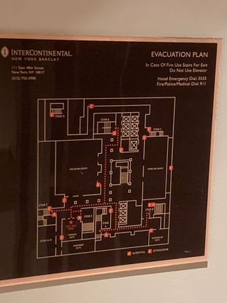 A floorplan of all the meeting rooms on level 2