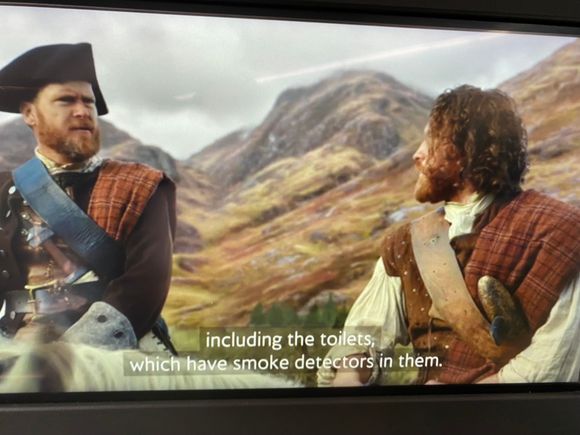 The safety video was distinctly British.  