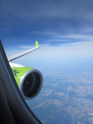Enroute from Budapest to Riga