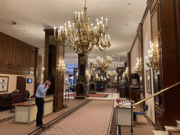 Hallway to meeting rooms 