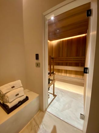 Private sauna in the room!