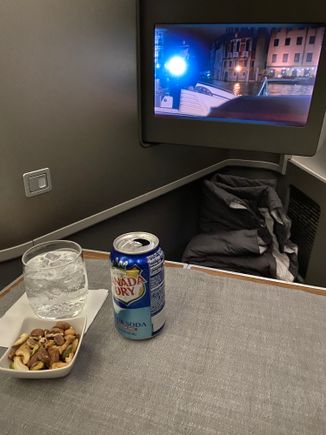 Warm nuts, which tasted weird