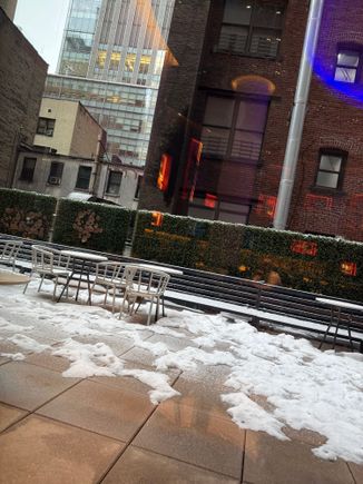 Restaurant terrace view