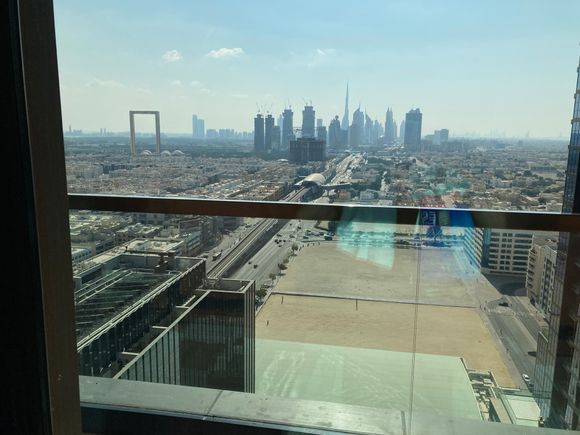 View from the exec lounge