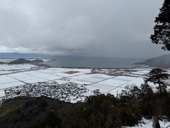 View from the top of Lake Biwa, Japan’s largest lake