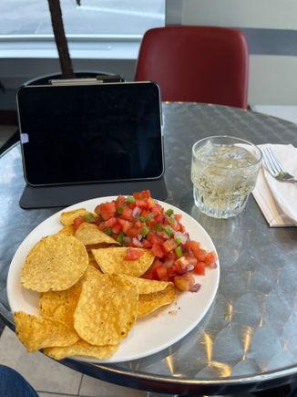 This was a nice snack. Pico da Gallo was nice.