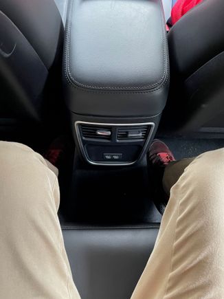 Leg room. Many cars smaller than the Chrysler 300 on the outside allow me to put my entire foot behind the central console... ( I am 6ft) 