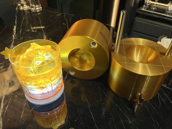 And the tool used to make the star ice!