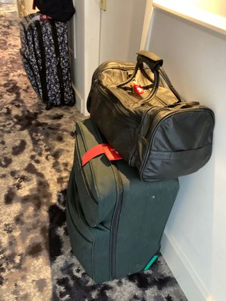 Luggage will be picked up 