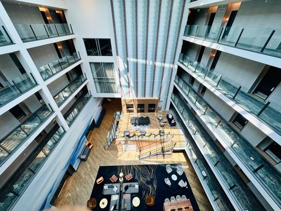 Impressed atrium